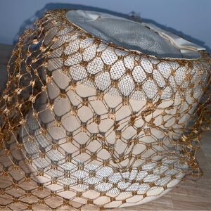 Vintage Hat with Netting Women’s Union Made USA Large